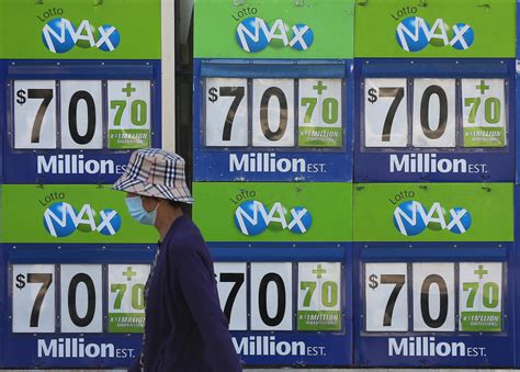 where was the 70 million lotto max won
